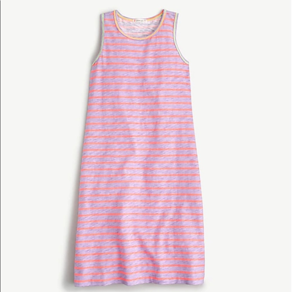 Girls' Crewcuts maxi tank dress in stripe